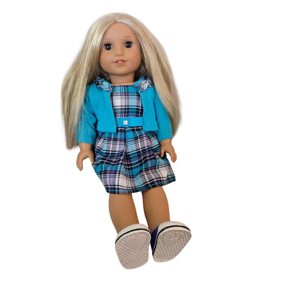 American Girl Doll Truly Me 18" Blonde Long Hair Brown Eyes 2017